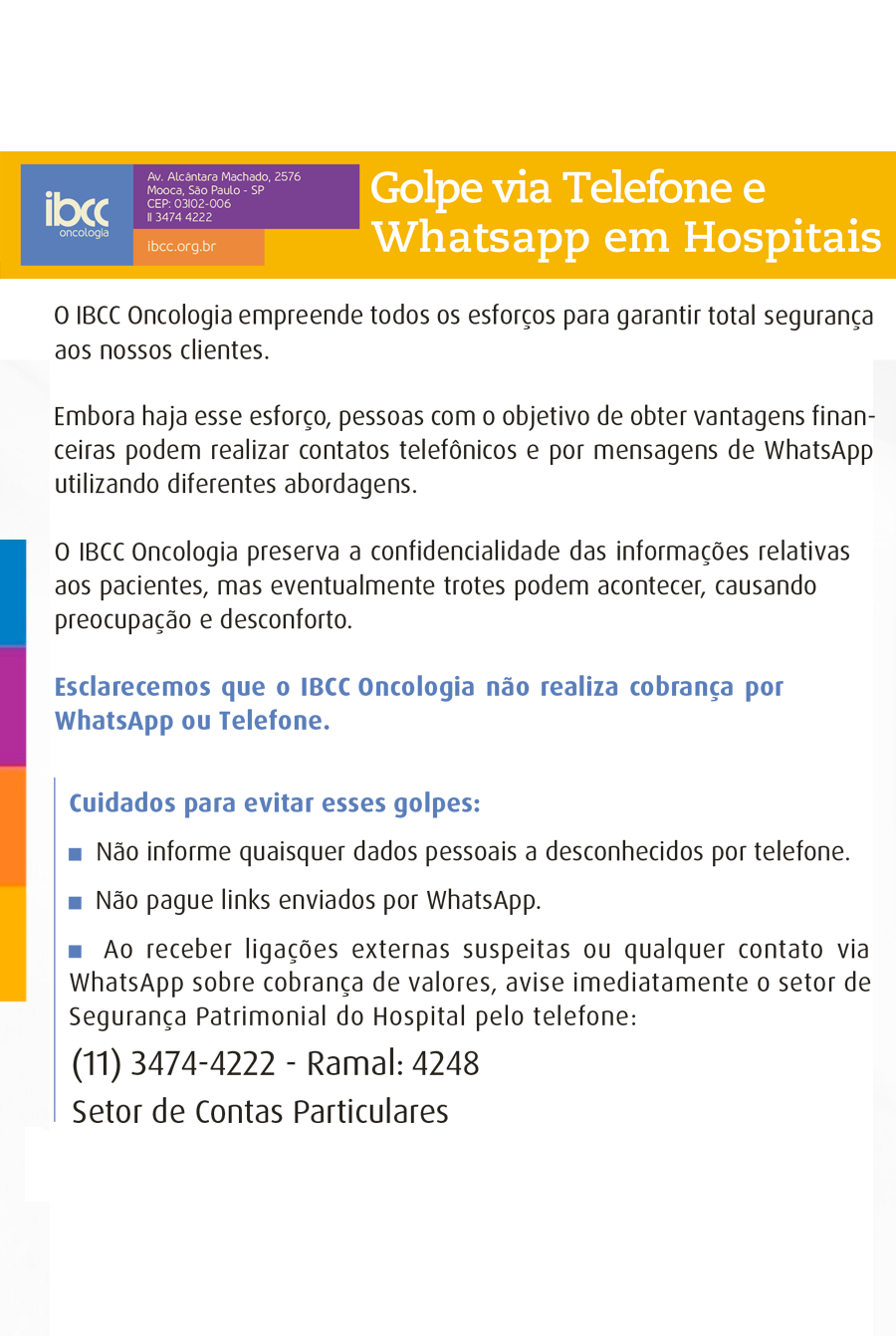 Comunicado Importante